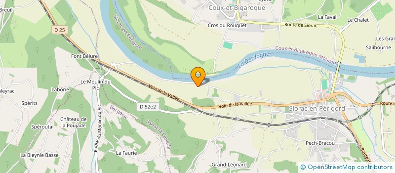 localisation de l'entreprise MONSIEUR GASPARD RECOING  SIORAC-EN-PERIGORD