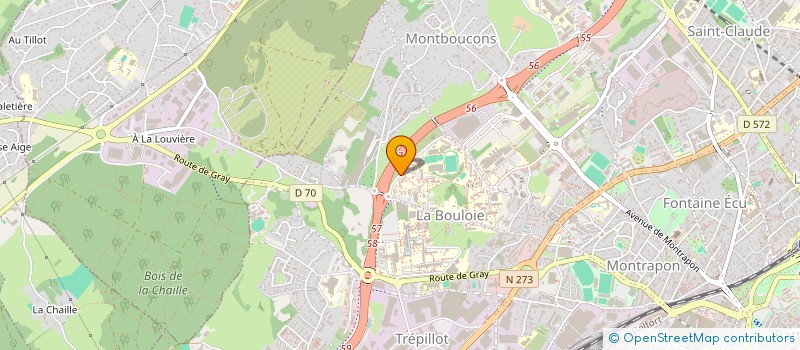 localisation de l'entreprise MONSIEUR GASPARD REGNIER à BESANCON