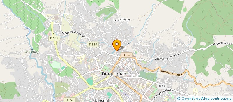 localisation de l'entreprise MONSIEUR GASPARD RIBIERE  DRAGUIGNAN