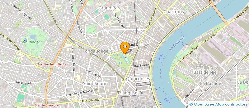 localisation de l'entreprise MONSIEUR GASPARD RONJAT  BORDEAUX