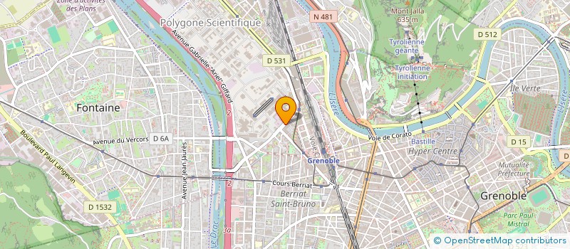 localisation de l'entreprise MONSIEUR GASPARD ROUZAUD à GRENOBLE