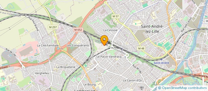 localisation de l'entreprise MONSIEUR GASPARD SANDER à LAMBERSART