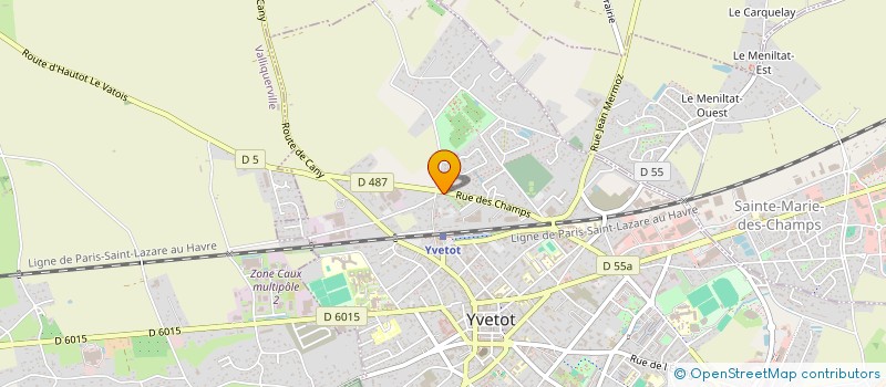 localisation de l'entreprise MONSIEUR GASPARD TOURNEBOEUF à YVETOT