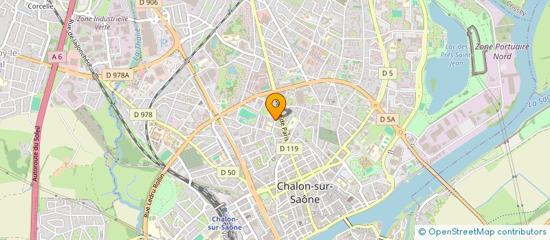 localisation de l'entreprise MONSIEUR GASPARD VAUDE  CHALON-SUR-SAONE