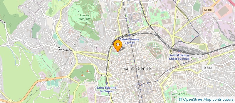 localisation de l'entreprise MONSIEUR GASPARD VERNAY  SAINT-ETIENNE