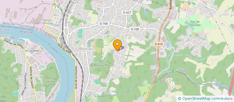 localisation de l'entreprise MONSIEUR GASPARE LO PRESTI  BOUCAU