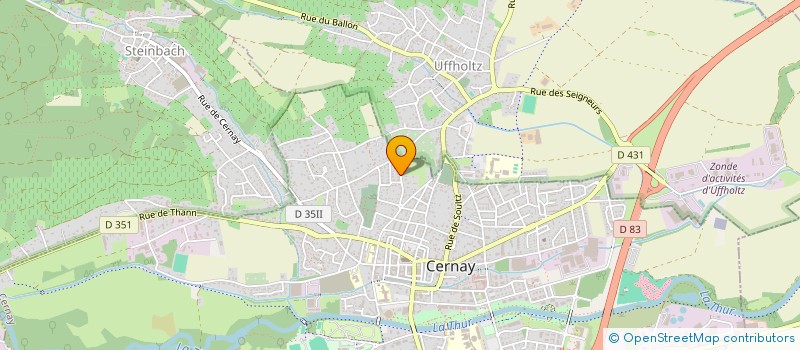 localisation de l'entreprise MONSIEUR GASPERINO CUCCHIARA  RIEDISHEIM