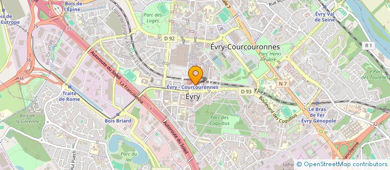 localisation de l'entreprise MONSIEUR GASSAMA DEMBO à EVRY-COURCOURONNES