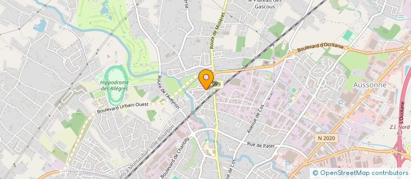 localisation de l'entreprise MONSIEUR GASSAMA MAHAMADOU  MONTAUBAN