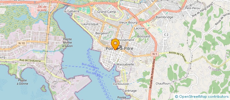 localisation de l'entreprise MONSIEUR GASSENDY BLAISE  POINTE-A-PITRE