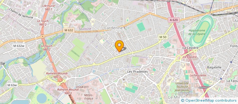 localisation de l'entreprise MONSIEUR GASSIM CHERIF MAHAMAT  TOULOUSE