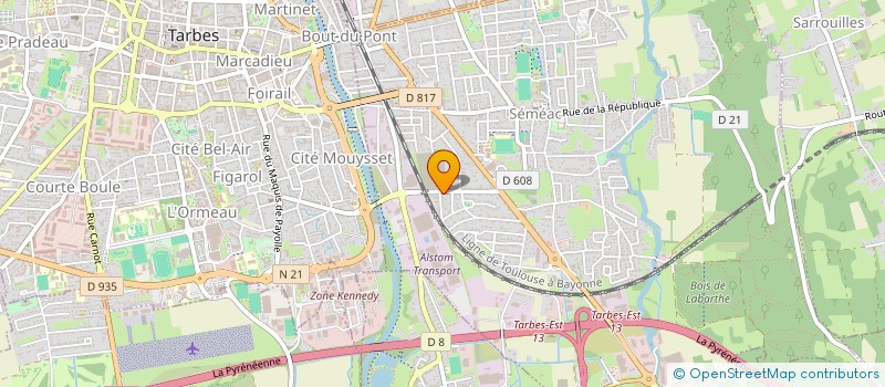 localisation de l'entreprise MONSIEUR GASTON ABADIE  SEMEAC