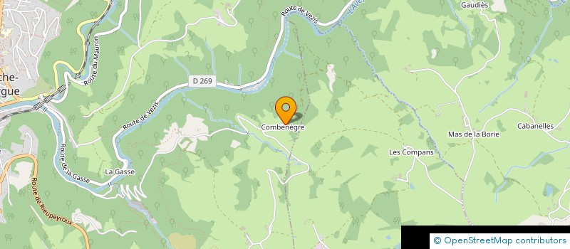 localisation de l'entreprise MONSIEUR GASTON ALEGRE  VILLEFRANCHE-DE-ROUERGUE