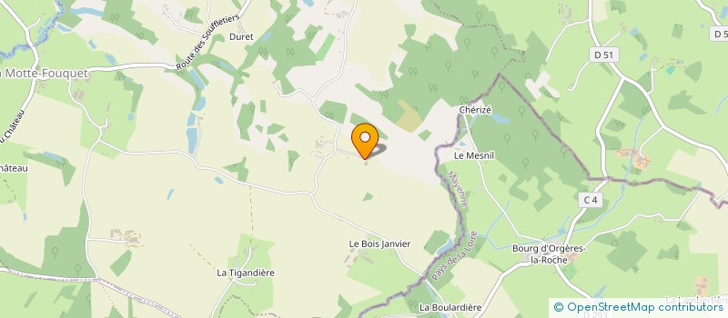 localisation de l'entreprise MONSIEUR GASTON AUVRAY à LE GRAIS