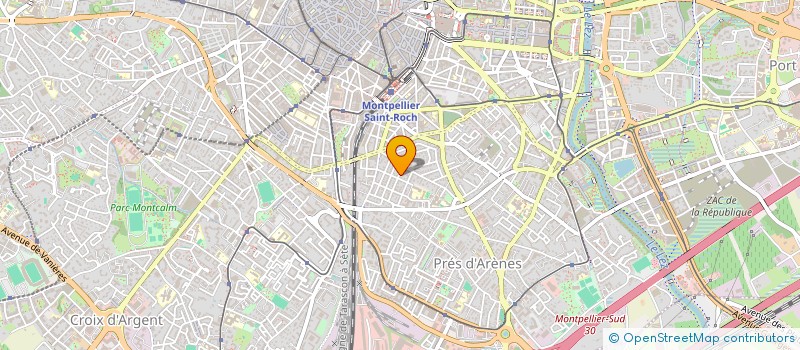localisation de l'entreprise MONSIEUR GASTON BALLAND à MONTPELLIER