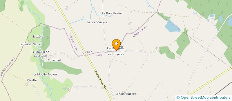 localisation de l'entreprise MONSIEUR GASTON BARATHAULT  GENILLE