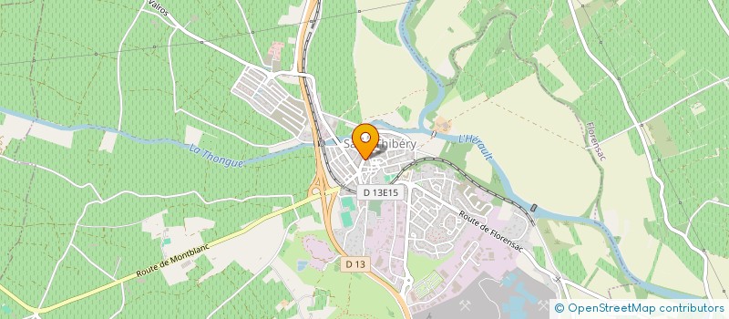 localisation de l'entreprise MONSIEUR GASTON BARTHELEMY à SAINT-THIBERY