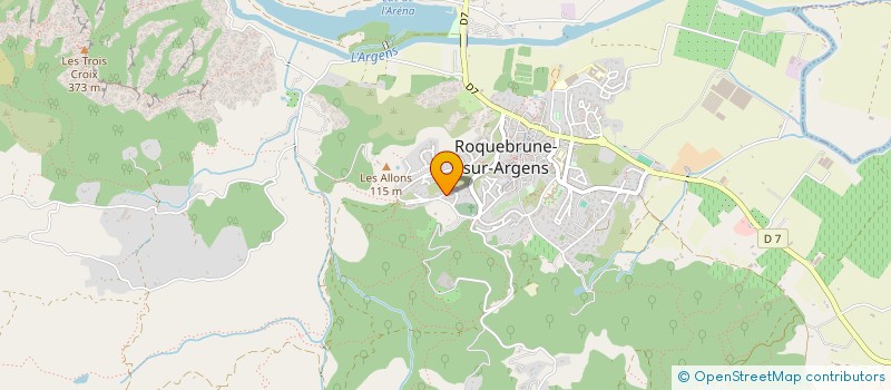 localisation de l'entreprise MONSIEUR GASTON BERTRANT à ROQUEBRUNE-SUR-ARGENS