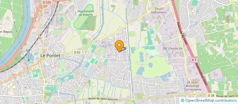 localisation de l'entreprise MONSIEUR GASTON BOUILLET  LE PONTET