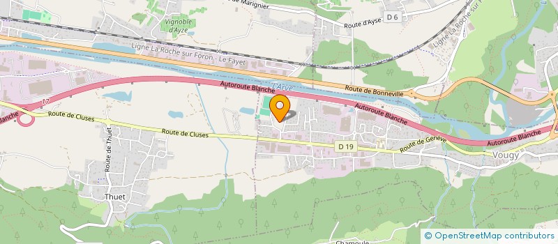 localisation de l'entreprise MONSIEUR GASTON BOUVARD  VOUGY