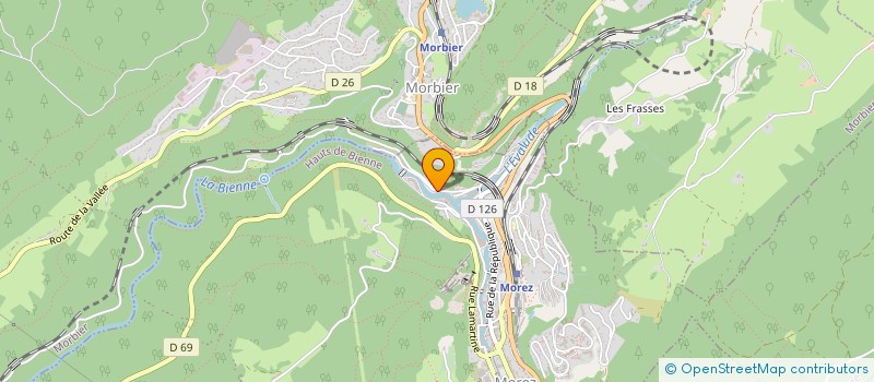 localisation de l'entreprise MONSIEUR GASTON BOUVET  HAUTS DE BIENNE