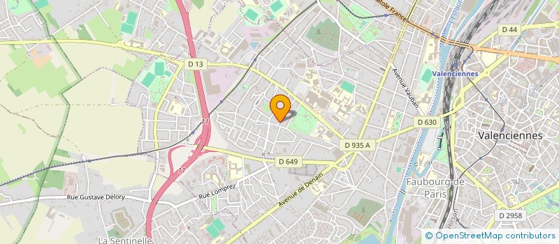 localisation de l'entreprise MONSIEUR GASTON BRICOUT  VALENCIENNES