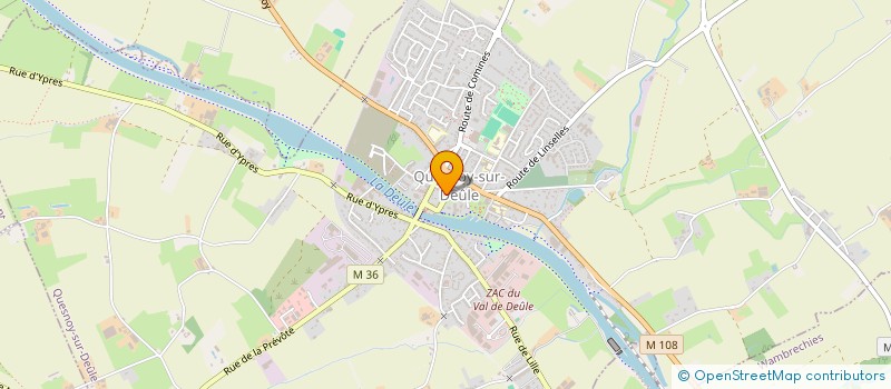 localisation de l'entreprise MONSIEUR GASTON BRIDOUX à QUESNOY-SUR-DEULE