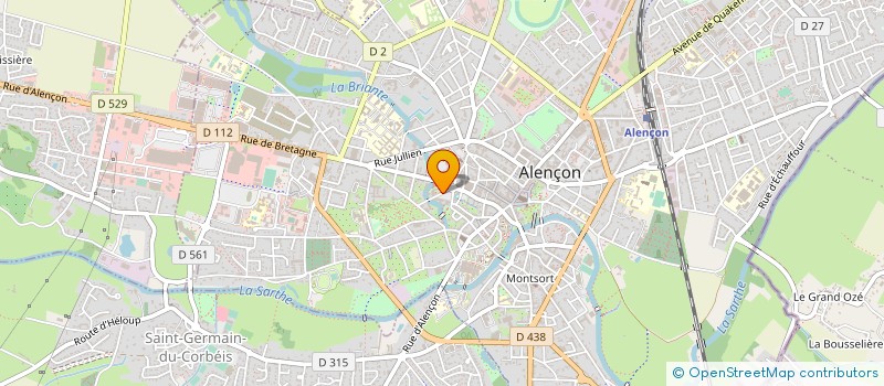 localisation de l'entreprise MONSIEUR GASTON BROGNIARD à ALENCON