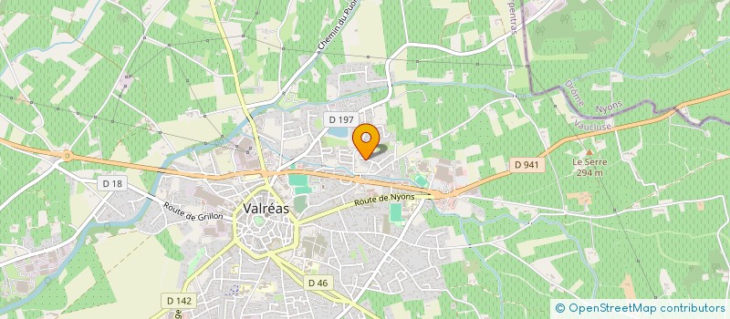 localisation de l'entreprise MONSIEUR GASTON CHAUBET à VALREAS