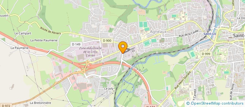 localisation de l'entreprise MONSIEUR GASTON CHIRA  AGNEAUX