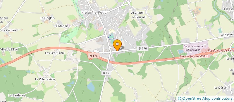 localisation de l'entreprise MONSIEUR GASTON DE FORTESCU à PLELAN-LE-PETIT