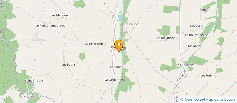 localisation de l'entreprise MONSIEUR GASTON DE LA GUERRANDE à SAINT-CHRISTOPHE-EN-BAZELLE
