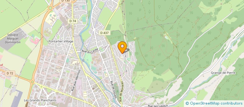 localisation de l'entreprise MONSIEUR GASTON DROZ-VINCENT  PONTARLIER