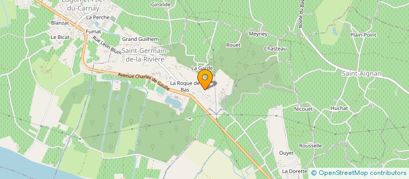 localisation de l'entreprise MONSIEUR GASTON DUPUY à SAINT-GERMAIN-DE-LA-RIVIERE