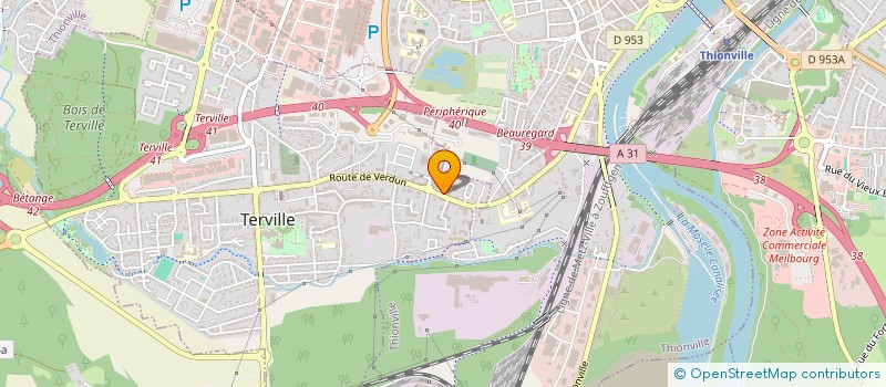 localisation de l'entreprise MONSIEUR GASTON FELTZ  TERVILLE