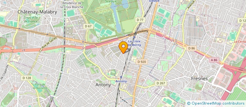 localisation de l'entreprise MONSIEUR GASTON FEULIFACK à ANTONY