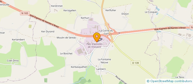 localisation de l'entreprise MONSIEUR GASTON FOUQUET à ARZAL