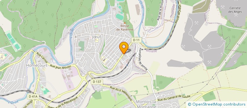 localisation de l'entreprise MONSIEUR GASTON FOUQUET  JUF