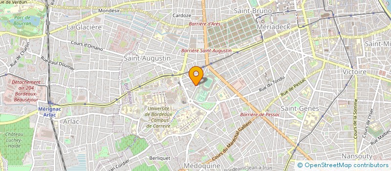 localisation de l'entreprise MONSIEUR GASTON GACHARD à BORDEAUX
