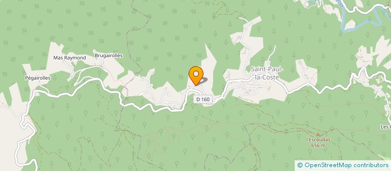 localisation de l'entreprise MONSIEUR GASTON GLARDON  SAINT-PAUL-LA-COSTE