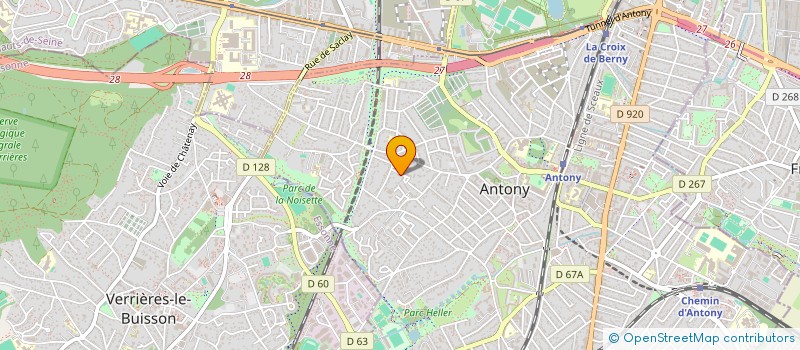 localisation de l'entreprise MONSIEUR GASTON GODEAU à ANTONY