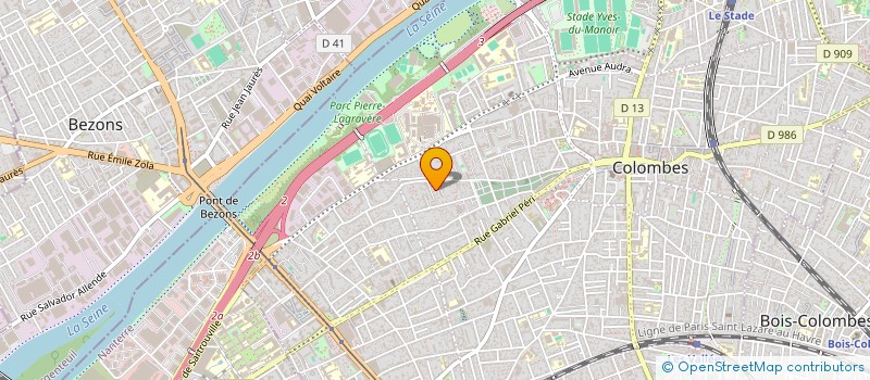 localisation de l'entreprise MONSIEUR GASTON GOMIS  COLOMBES