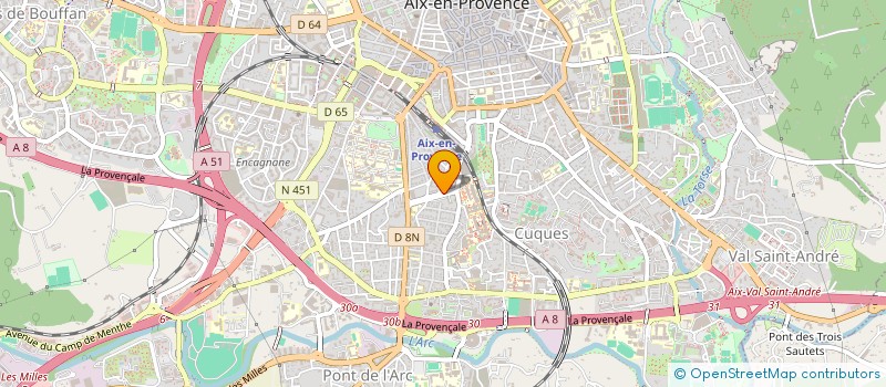 localisation de l'entreprise MONSIEUR GASTON GONNET à AIX-EN-PROVENCE