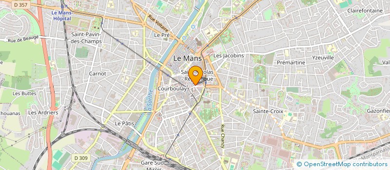 localisation de l'entreprise MONSIEUR GASTON GRANDMENIL à LE MANS