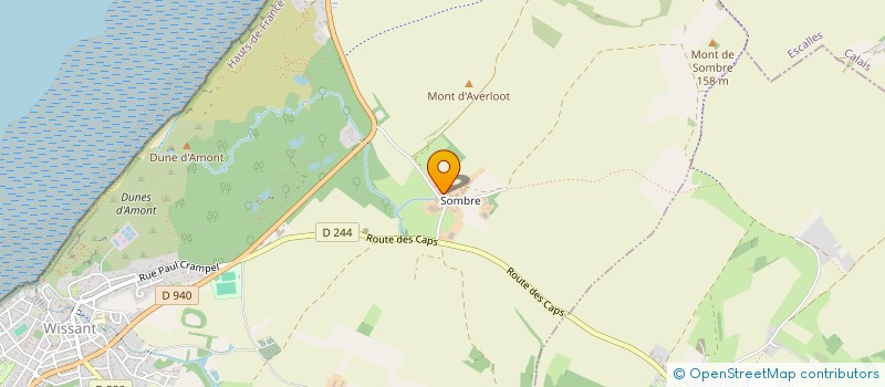 localisation de l'entreprise MONSIEUR GASTON HOLUIGUE  WISSANT