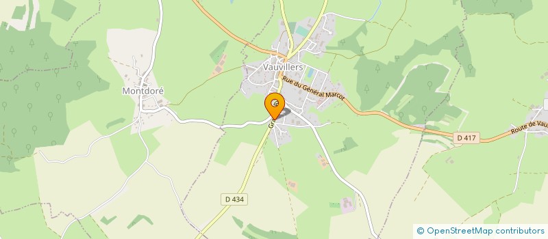 localisation de l'entreprise MONSIEUR GASTON JANNIN  VAUVILLERS