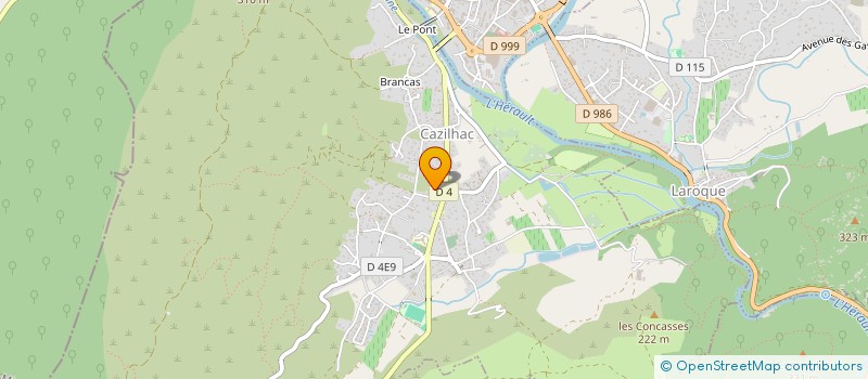 localisation de l'entreprise MONSIEUR GASTON JANUEL  LAROQUE