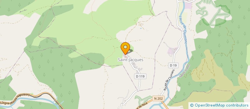 localisation de l'entreprise MONSIEUR GASTON JAUFFRET  SAINT-LIONS