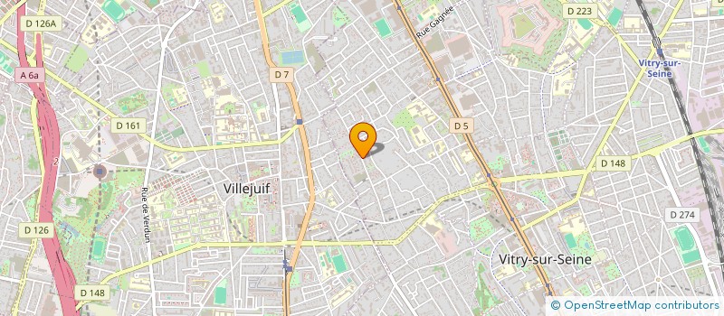 localisation de l'entreprise MONSIEUR GASTON KAMESSE  VITRY-SUR-SEINE