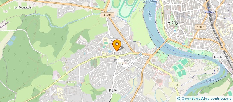 localisation de l'entreprise MONSIEUR GASTON KASEL  BELLERIVE-SUR-ALLIER